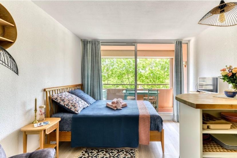 Studio Les Regates Avec Loggia Et Parking Gratuit Plage Du Grazel Gruissan Exteriér fotografie